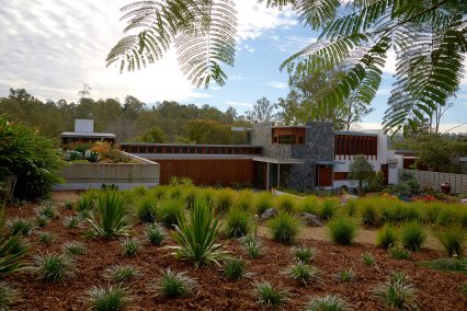 brookfield contemporary arid landscaping front landscaping