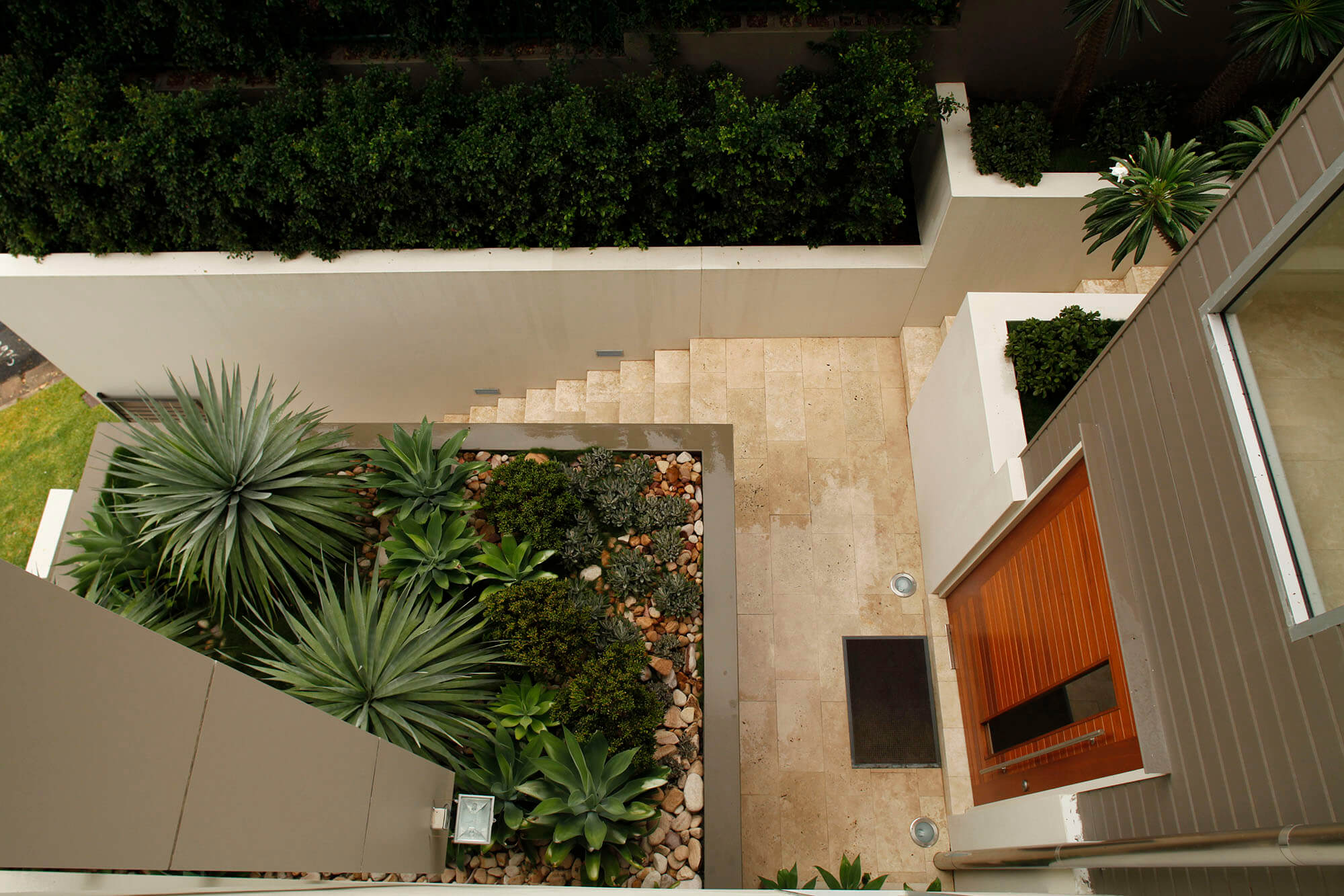 hamilton contemporary terraced garden