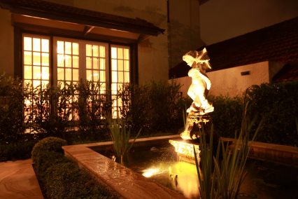 clayfield traditional water feature lighting
